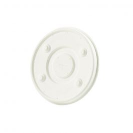 Platte Deksel Papier Ø 90 mm Wit Rietkruis (1.000 stuks) [GB-DHD04500]