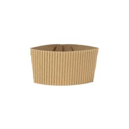 Bekerhulzen Karton voor 200 ml Papieren Beker, Bruin (1.000 stuks) [GB-DHD04782]