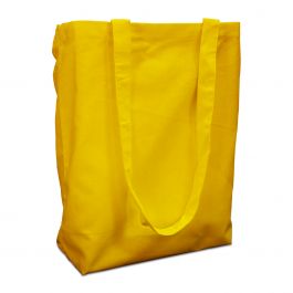 Katoenen draagtassen 38x42cm met hengsel geel (250 st.) [FP-DKE010]