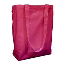 Katoenen draagtassen 38x42cm met hengsel roze (250 st.) [FP-DKE011]
