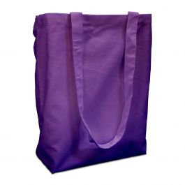 Katoenen draagtassen 38x42cm met hengsel paars (250 st.) [FP-DKE014]