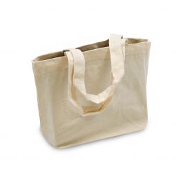 Katoenen Mini tas 30 x 20cm (2x5cm) Ecru (100 st.) [FP-DKE026]