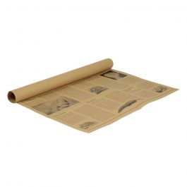 Vetvrij Papier Bruin 50x37,5 cm Krantenprint (1.000 stuks) [GB-DRE02276]