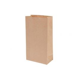 Blokbodemzakken Kraft 100grs 13x8x18.5 cm (100 stuks) [PABK1318]