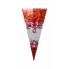 Puntzakken 18x37cm 0.5 pond Oranje/Rood (250 Stuks) [DV-3260]