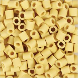BioBeads van NABBI, afm 5x5 mm, gatgrootte 2.5 mm, medium, geel, 3000 stuk/ 1 doos [HOB-906774]