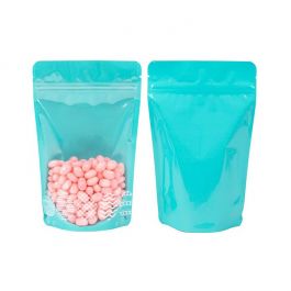 Stazakken Teal Blauw Pasen Print 13x7,9x20,6cm (25 Stuks) [ZBGW3TE]