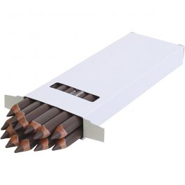 Edu Jumbo Kleurpotlood, dikte 10 mm, vulling 6,25 mm, donkerbruin, 12 stuk/ 1 doos [HOB-408074]