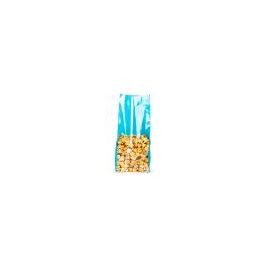Blokbodemzakken Neon Blauw 12,7x7,6x30,5 cm met Papieren kaart (100 stuks) [FGPB1NB]