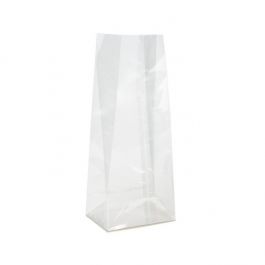 Blokbodemzakken 12,7x7,6x30,5cm met papieren kaart (100 stuks) [FGPBH1]