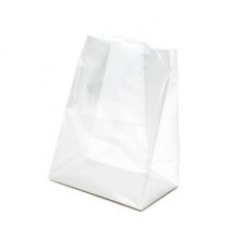 Blokbodemzakken 17,8x10,2x22,9cm met papieren kaart (100 stuks) [FGPBH8]