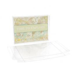 Plastic Doosjes 12,4x2,5x16,8cm Kristalhelder (25 stuks) [FPB123]