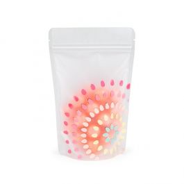 Stazakken Frosted Pastel Bloem 13x7.9x20.6 cm (25 stuks) [ZBGSW3BL]