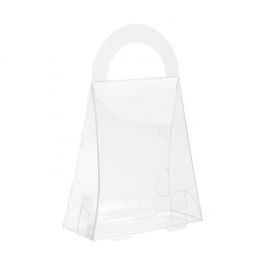 Plastic Doosjes Handtas stijl 8,9x3,8x10,2cm Voedselveilig (25 stuks) [FS210]