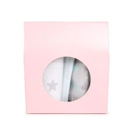 Kraftdoosjes Roze Met Rond Venster 8,9x3,8x10,2 cm (25 stuks) [FS341]