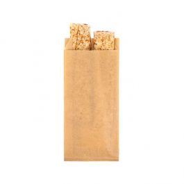 Papieren vetvrije zakken Kraft 8,9x2,9x19,7cm (100 Stuks) [GPB1K]
