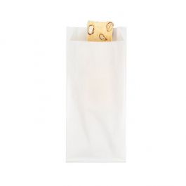 Papieren vetvrije zakken Wit 8,9x2,9x19,7cm (100 Stuks) [GPB1W]