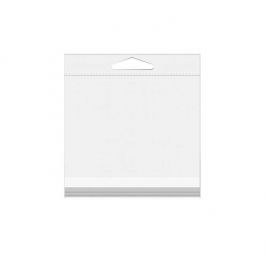 Headerbags 18,9x18,4cm Hersluitbaar en Kristalhelder (100 stuks) [HB77]