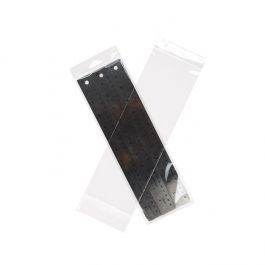Headerbags 10,3x31,8cm Hersluitbaar en Kristalhelder (100 stuks) [HB412]