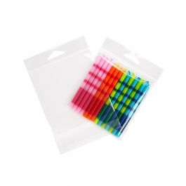 Headerbags 10,8x10,8cm Hersluitbaar en Kristalhelder (100 stuks) [HB44]