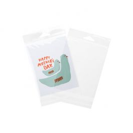 Headerbags 11,4x14,1cm Hersluitbaar en Kristalhelder (100 stuks) [HB54S]