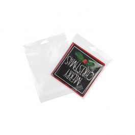 Headerbags 15,1x14,9cm Hersluitbaar en Kristalhelder (100 stuks) [HB5X5XL]