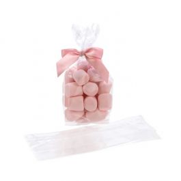 Plastic Zakken 8,9x5,7x24,8cm met zijvouw Zware Kwaliteit (100 stuks) [HDGB10]