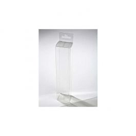 Plastic Doosjes 3,8x3,2x17,8cm met Hanggedeelte (25 stuks) [HFB222]
