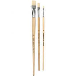 Nature Line kwasten,  8+14+20, lange steel, 3stuks [HOB-100257]