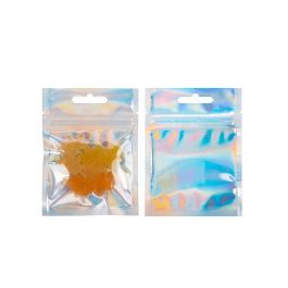 Gripzakken Holographic/Transparant 7,6x7,6cm (25 Stuks) [HZBB33CH]