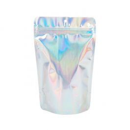 Stazakken Iridescent/Holographic 13x7,9x20,6cm Met Ophanggat (25 Stuks)[ZBGH3]