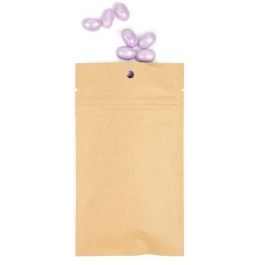 Kraft Gripzakken 9.2 x 12.7 cm met ophanggat (100 stuks) [HZBB4K]