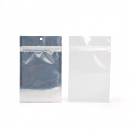 Gripzakken Transparant/Wit 7,5x11,5cm (100 stuks) [HZBB3CW]