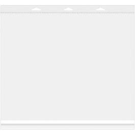 Headerbags 42,9x34,1cm Hersluitbaar en Kristalhelder (100 stuks) [HB16X13]