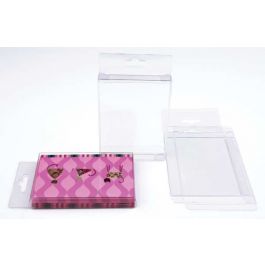 Plastic Doosjes 11,4x1,3x14,9cm met Hanggedeelte (25 stuks) [HFB6]