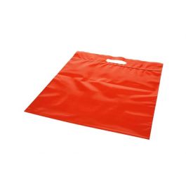 Draagtassen Plastic Rood 33,6x33,6 + 6,4cm 75 Micron met Gripsluiting (100 stuks) [ZH13RD5]