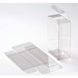 Plastic Doosjes 6,7x3,8x11cm Kristalhelder (25 stuks) [FB126]