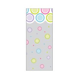 Bedrukte Zakken Stippen Artistiek 8,9x5,1x19,1cm met zijvouw (100 stuks) [G3MDE]