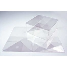Plastic Doosjes 22,9x22,9x10,2cm Autolock Bodem (25 stuks) [FPLB175]