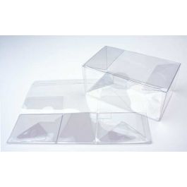 Plastic Doosjes 10,8x4,1x10,8cm Autolock Bodem (25 stuks) [FPLB194]