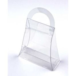 Plastic Doosjes Handtas stijl 11x4,4x13,3cm Voedselveilig (25 stuks) [FS182]