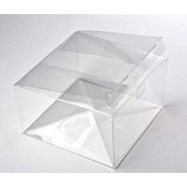 Plastic Doosjes 13x13x7,6cm Voedselveilig Autolock Bodem (25 stuks) [PLB200]