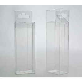 Plastic Doosjes 3,8x2,5x10,2cm met Hanggedeelte (25 stuks) [HFB219]