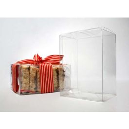 Plastic Doosjes 13x5,1x13cm Kristalhelder met Autolock Bodem (25 stuks) [PLB236]