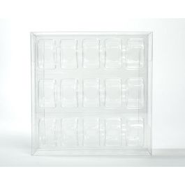 Plastic Doosjes 19,5x5,1x19,1cm Kristalhelder (25 stuks) [FPB258]
