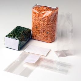Blokbodemzakken Superhelder 12,7x5,7x12,7cm met papieren kaart (100 stuks) [FGPB18]