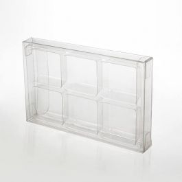 Kristalheldere Doos voor Handgemaakt Snoep Set voor 6 stuks 7x1.4x10.3cm (25 Stuks) [CNDY274]