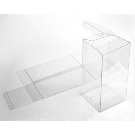Plastic Doosjes 10,2x10,2x20,3cm Kristalhelder (25 stuks) [FB57]