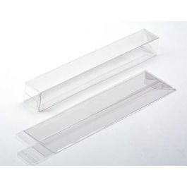 Plastic Doosjes 4x4x30,6cm Autolock Bodem (25 stuks) [PLB143]