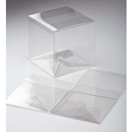 Plastic Doosjes 12,7x12,7x12,7cm met Autolock Bodem (25 stuks) [PLB68]